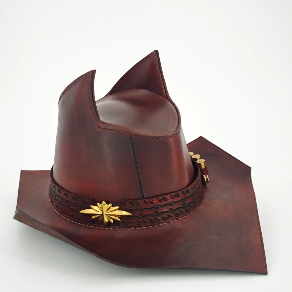 Batman Cowboy Hat - Perfect Blend of Western Style and Superhero Charm | Premium Leather Craftsmanship