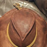 Bison skin cowboy hat Wild west style cowboy hat Customizable gifts Special Valentine's Day gift
