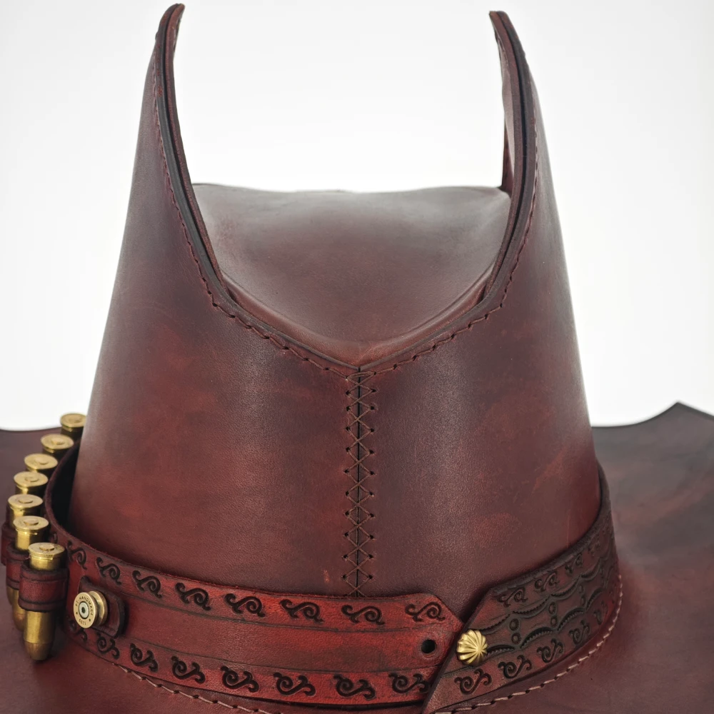 Batman Cowboy Hat - Perfect Blend of Western Style and Superhero Charm | Premium Leather Craftsmanship