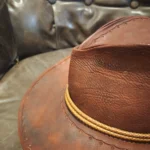 Bison skin cowboy hat Wild west style cowboy hat Customizable gifts Special Valentine's Day gift