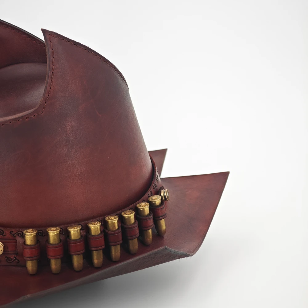 Batman Cowboy Hat - Perfect Blend of Western Style and Superhero Charm | Premium Leather Craftsmanship