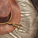 Bison skin cowboy hat Wild west style cowboy hat Customizable gifts Special Valentine's Day gift