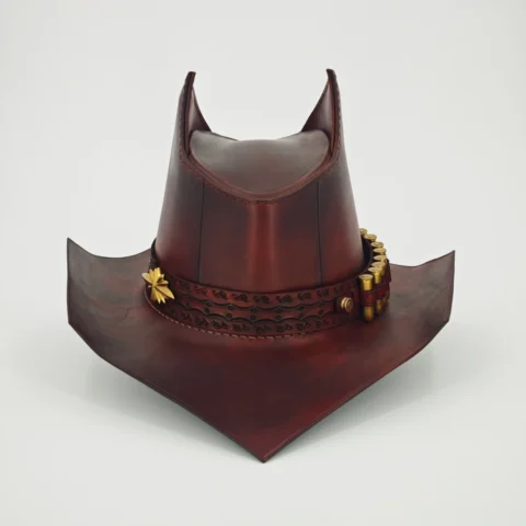 Batman Cowboy Hat - Perfect Blend of Western Style and Superhero Charm | Premium Leather Craftsmanship