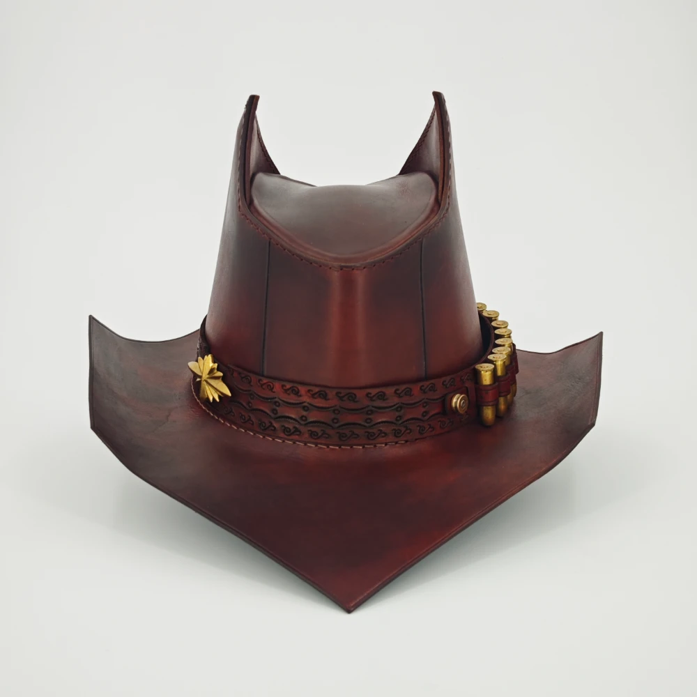 Batman Cowboy Hat - Perfect Blend of Western Style and Superhero Charm | Premium Leather Craftsmanship