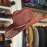 Bison skin cowboy hat Wild west style cowboy hat Customizable gifts Special Valentine's Day gift