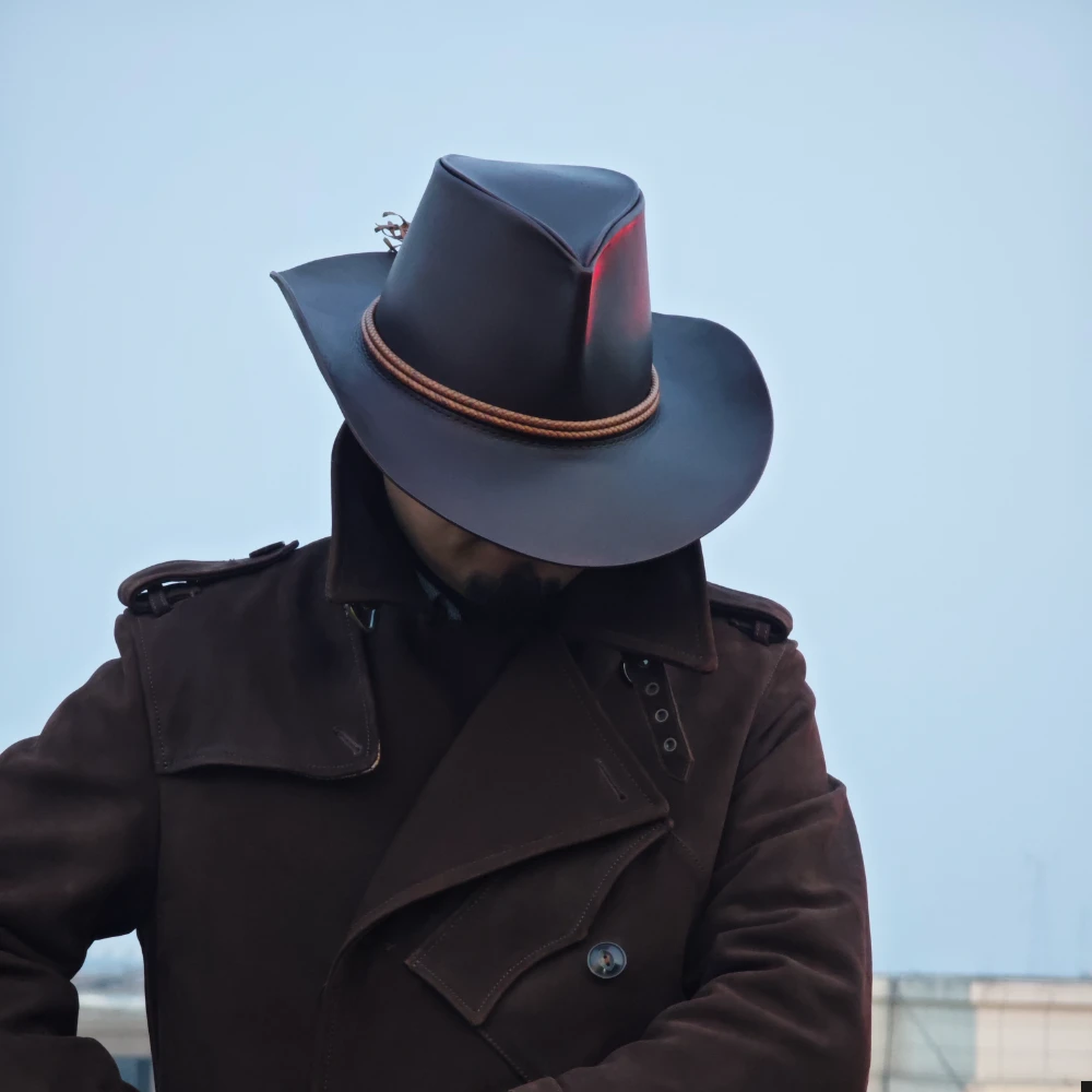 Arthur Morgan hat,Free delivery,Rodeo,Hand-sewn hat,Custom,Brown hat,Cowboys in city,Red Dead Western hat